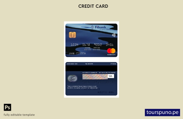 lista para imprimir plantilla de mastercard del banco Guinea Fibank